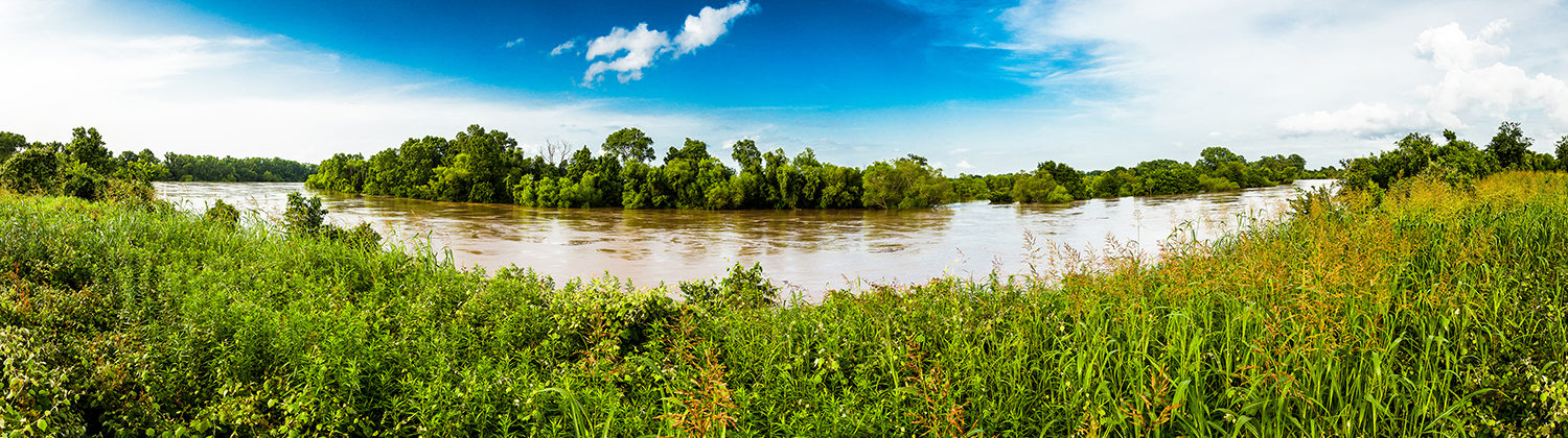 Brazos River Pano by Ed Rhodes